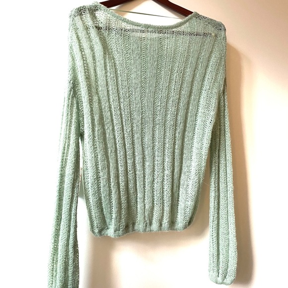 Free People l Angel Soft Pullover in Mint - Picture 10 of 15